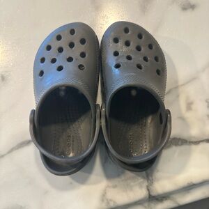 Children’s grey crocs size c 9